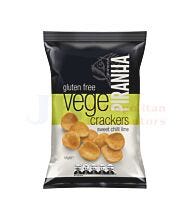 100G PIRANHA VEGE CRACKERS SWEET CHILLI LIME