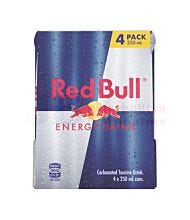 250ML 4 PACK RED BULL CANS