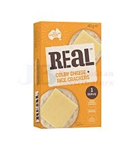 40G REAL COLBY CHEESE & RICE CRACKER