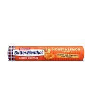 SOOTHERS BUTTER MENTHOL LIQUID CENTER HONEY LEMON MEDICATED