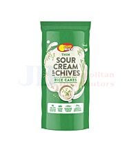 160G SUNRICE THIN SOUR CREAM & CHIVE RICE CAKES