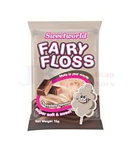 15G SWEETWORLD FAIRY FLOSS CHOCOLATE