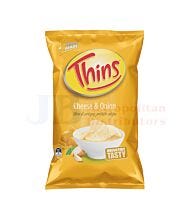 175G THINS CHEESE & ONION