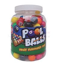 975G ZED POOL BALLS FRUIT FLAVOURED GUM